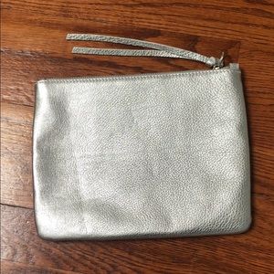 Silver pouch NWOT